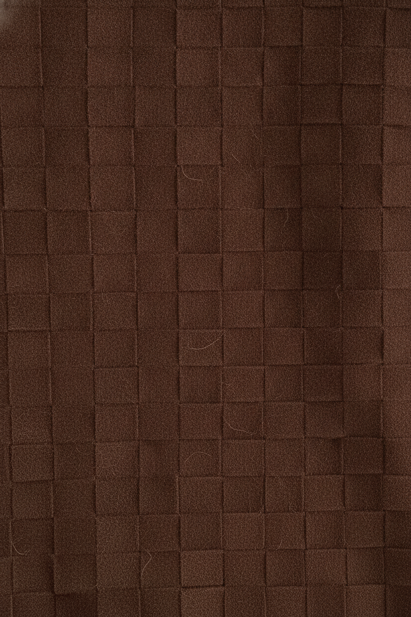 Oversized Suedelook Jas — Zarina – Bruin – detail