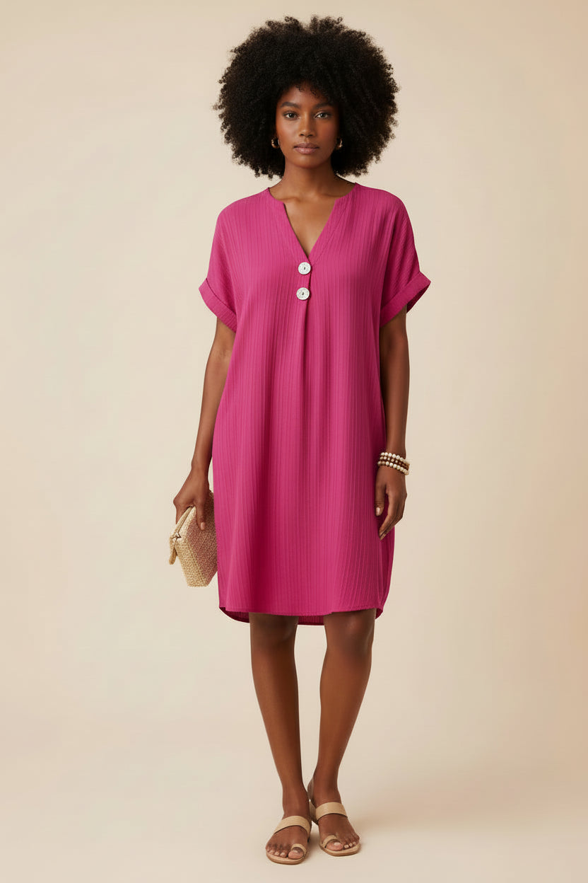 Zomerjurk V-Hals Dames | Elegant & Ademend | Marlena
