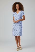 Zomerse Jurk Dames | Bloemenprint & V-hals | Liora