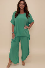 Oversized Tweedelige Set Dames - Liora