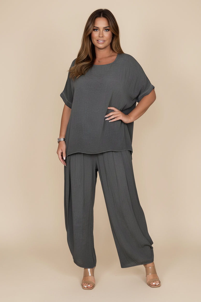 Oversized Tweedelige Set Dames - Liora