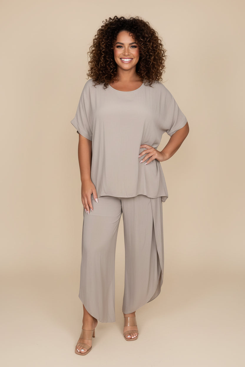 Oversized Tweedelige Set Dames - Liora