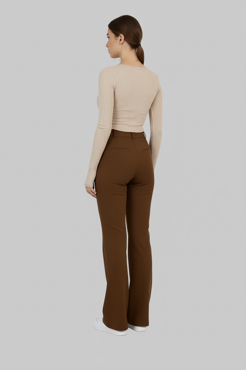 High-Waist Broek Bianca