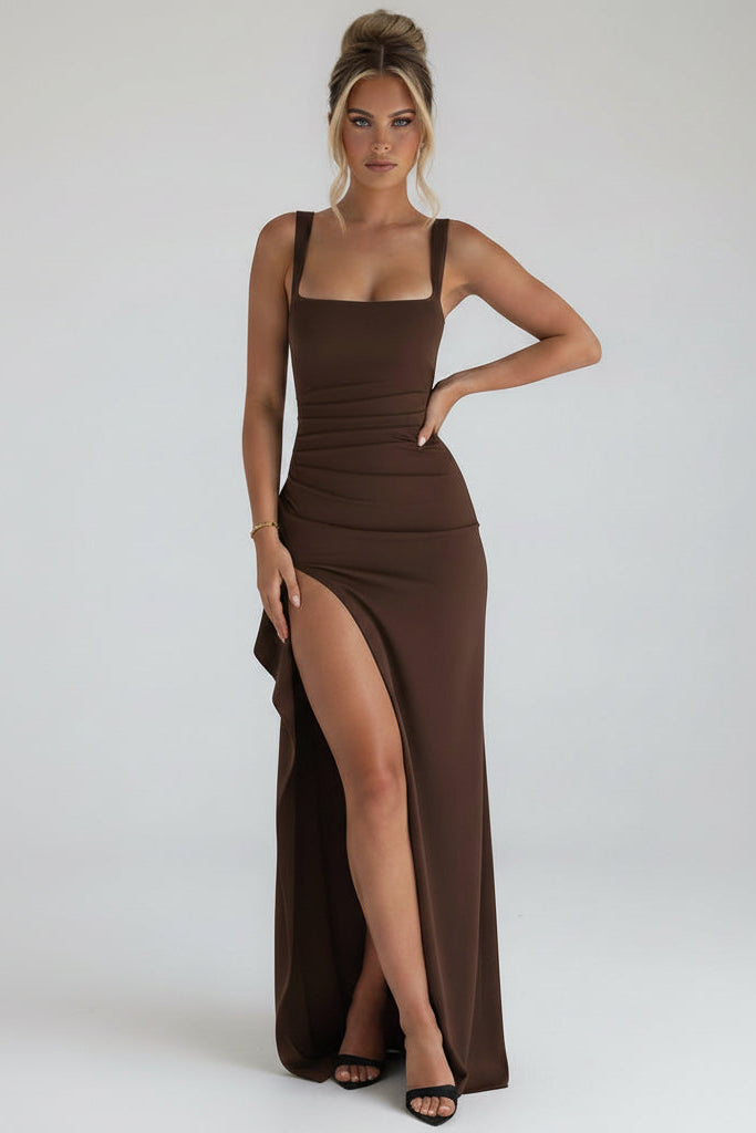 Jurk Anastasia - Elegante Avondjurk met Split