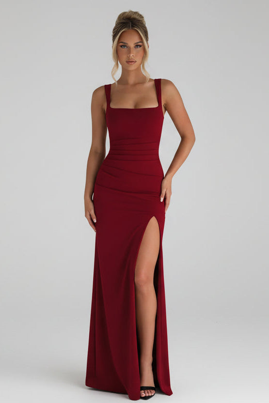 Jurk Anastasia - Elegante Avondjurk met Split
