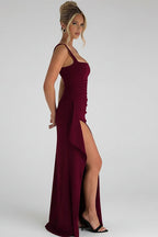 Jurk Anastasia - Elegante Avondjurk met Split