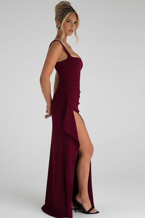 Jurk Anastasia - Elegante Avondjurk met Split