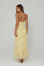 Maxi Ruffle Jurk Mimi
