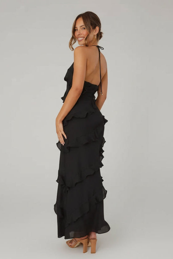 Maxi Ruffle Jurk Mimi