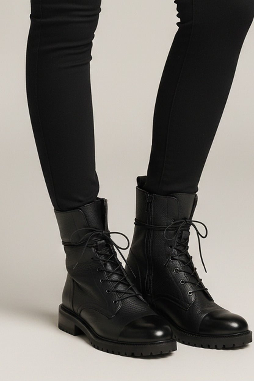 Quirina – Zwart – close-up