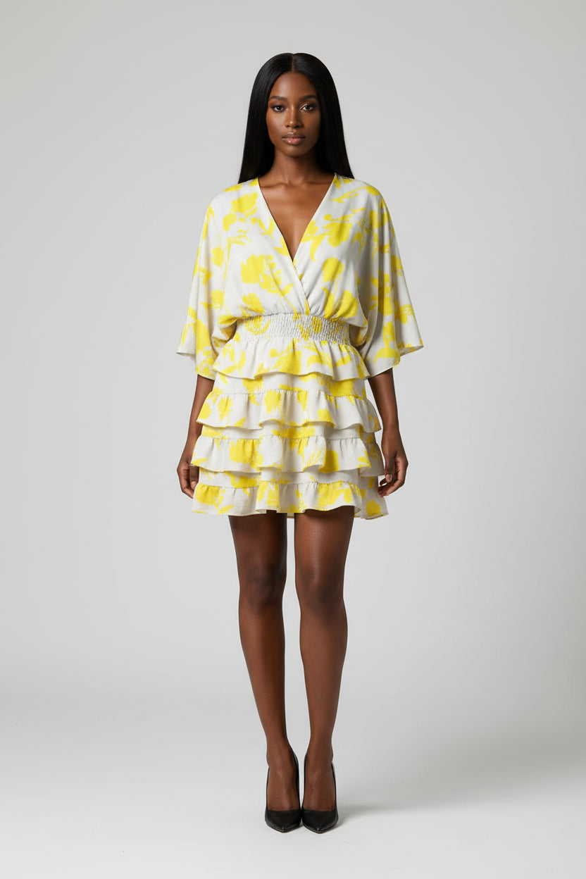 Ruche Jurk Amelie