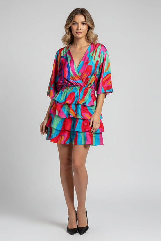 Ruche Jurk Amelie