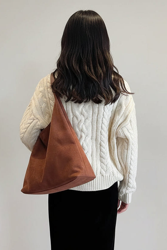 Suede Tote Bag Gioia