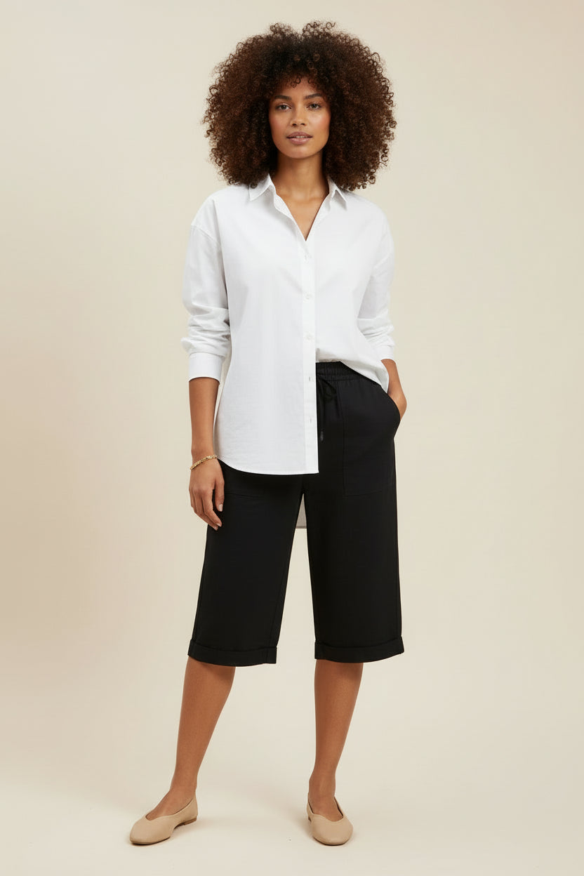 Korte Broek Dames - Stretch Zomerbroek met Zakken - Zara