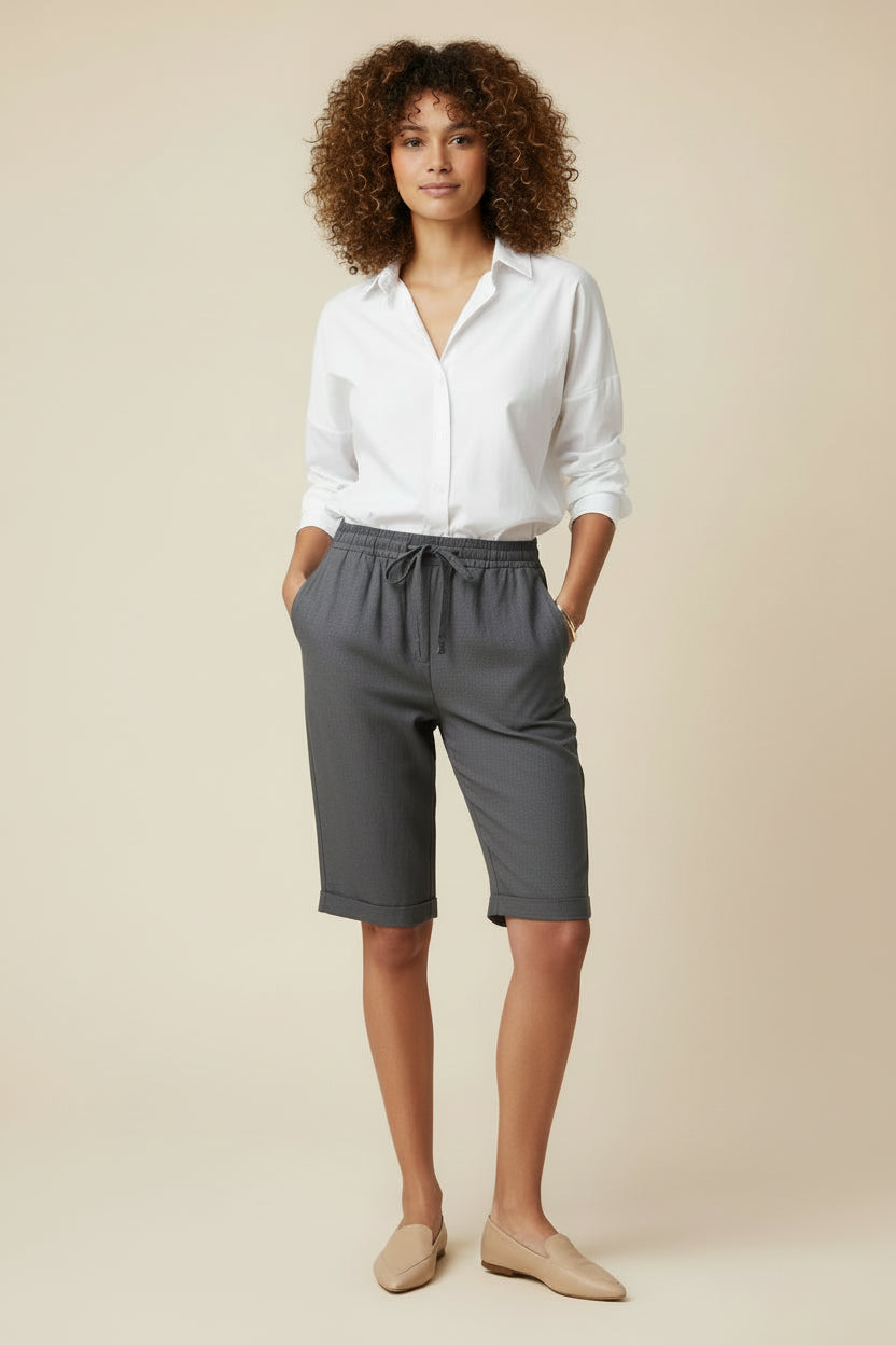 Korte Broek Dames - Stretch Zomerbroek met Zakken - Zara