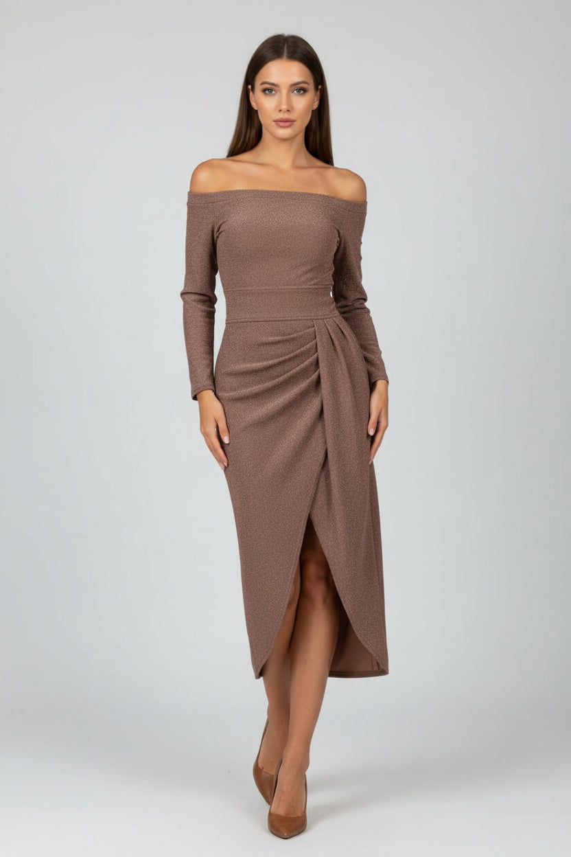 Avondjurk Dames Dalissa - Off-Shoulder en Elegante Split