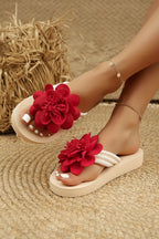 Bloemen Slide Sandalen met Mid-Hak Dames | Comfortabel | Kyara