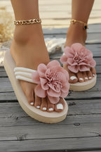Bloemen Slide Sandalen met Mid-Hak Dames | Comfortabel | Kyara