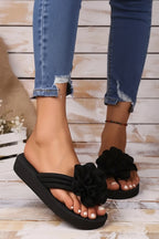 Bloemen Slide Sandalen met Mid-Hak Dames | Comfortabel | Kyara