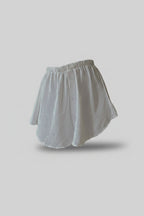 Blouserok Dames Wit Elastische Band Knopenrij | Ivana