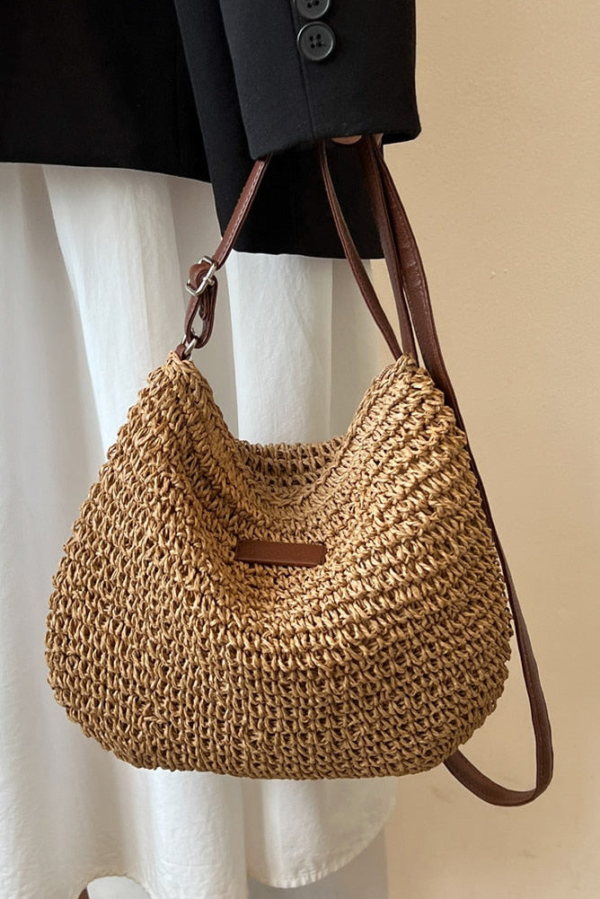 Boho Schoudertas Dames | Etnisch Print & Vakken | Aloria