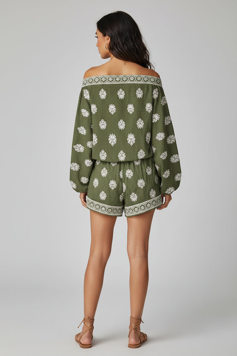 Boho Set Dames met Shorts Zomer Vakantie | Célia