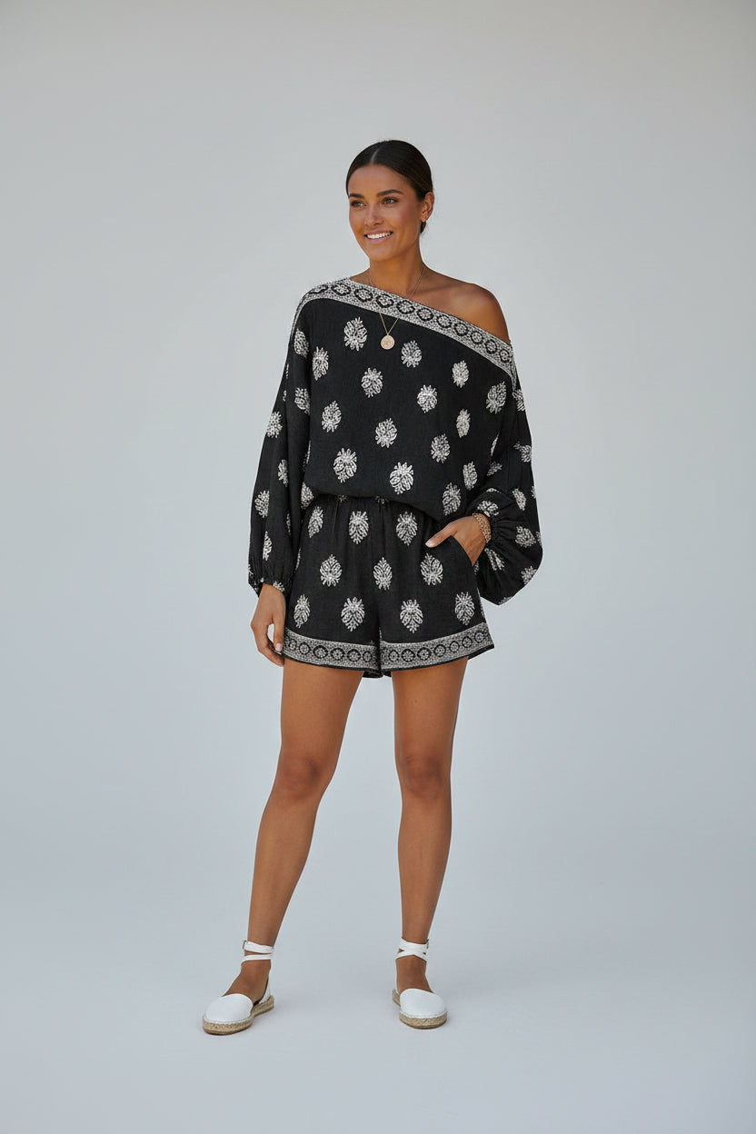 Boho Set Dames met Shorts Zomer Vakantie | Célia