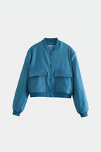 Bomberjas Dames Aveline - Kleurrijke Print en Relaxed Fit