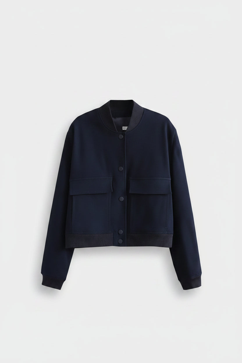 Bomberjas Dames Aveline - Kleurrijke Print en Relaxed Fit