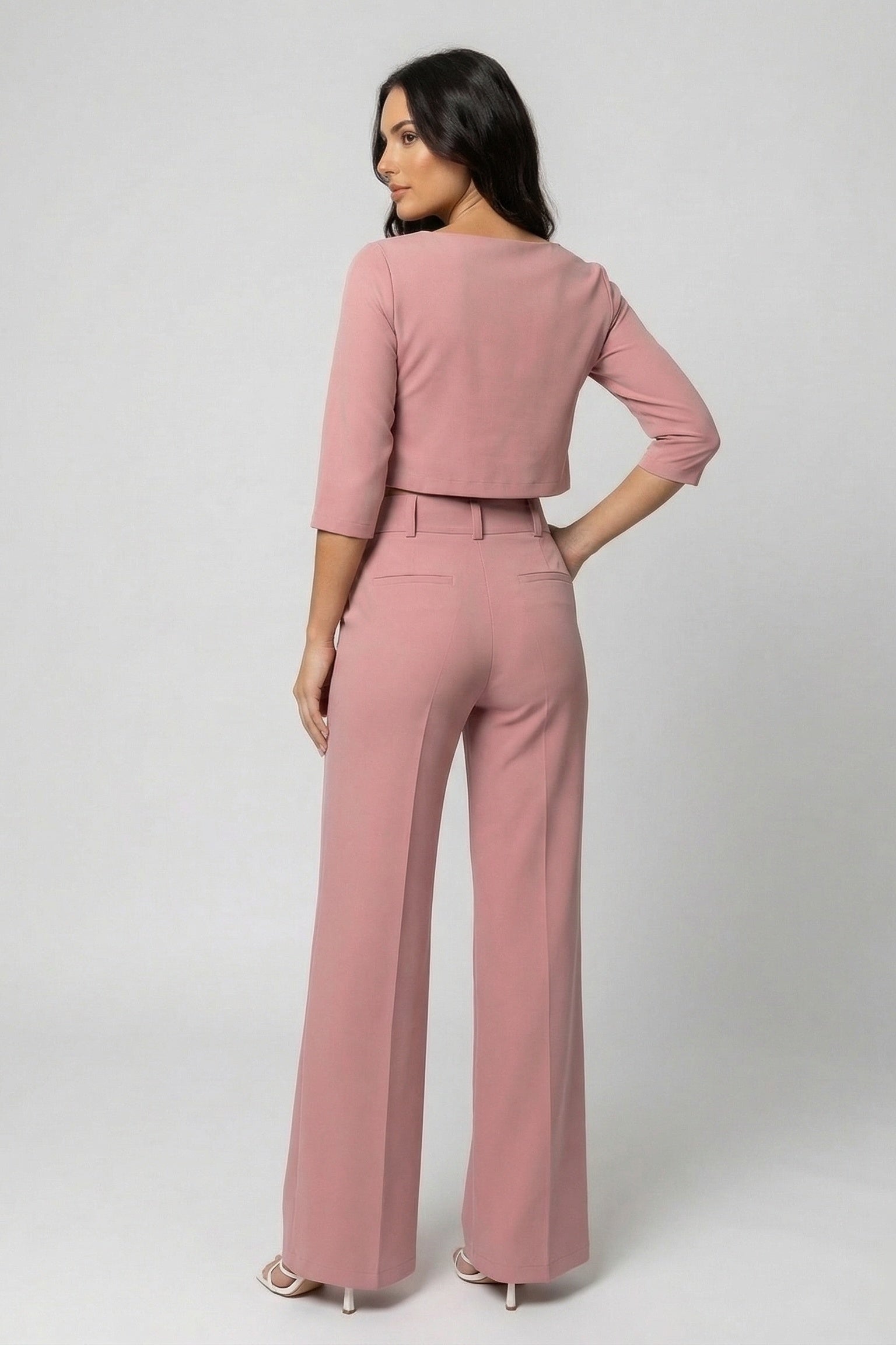Broekset met Cropped Top en Tailleband voor Dames | Stijlvol | Valentijn