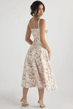 Bustier Zomerjurk met Corset & Zijsplit Dames | Vrouwelijk | Linsay
