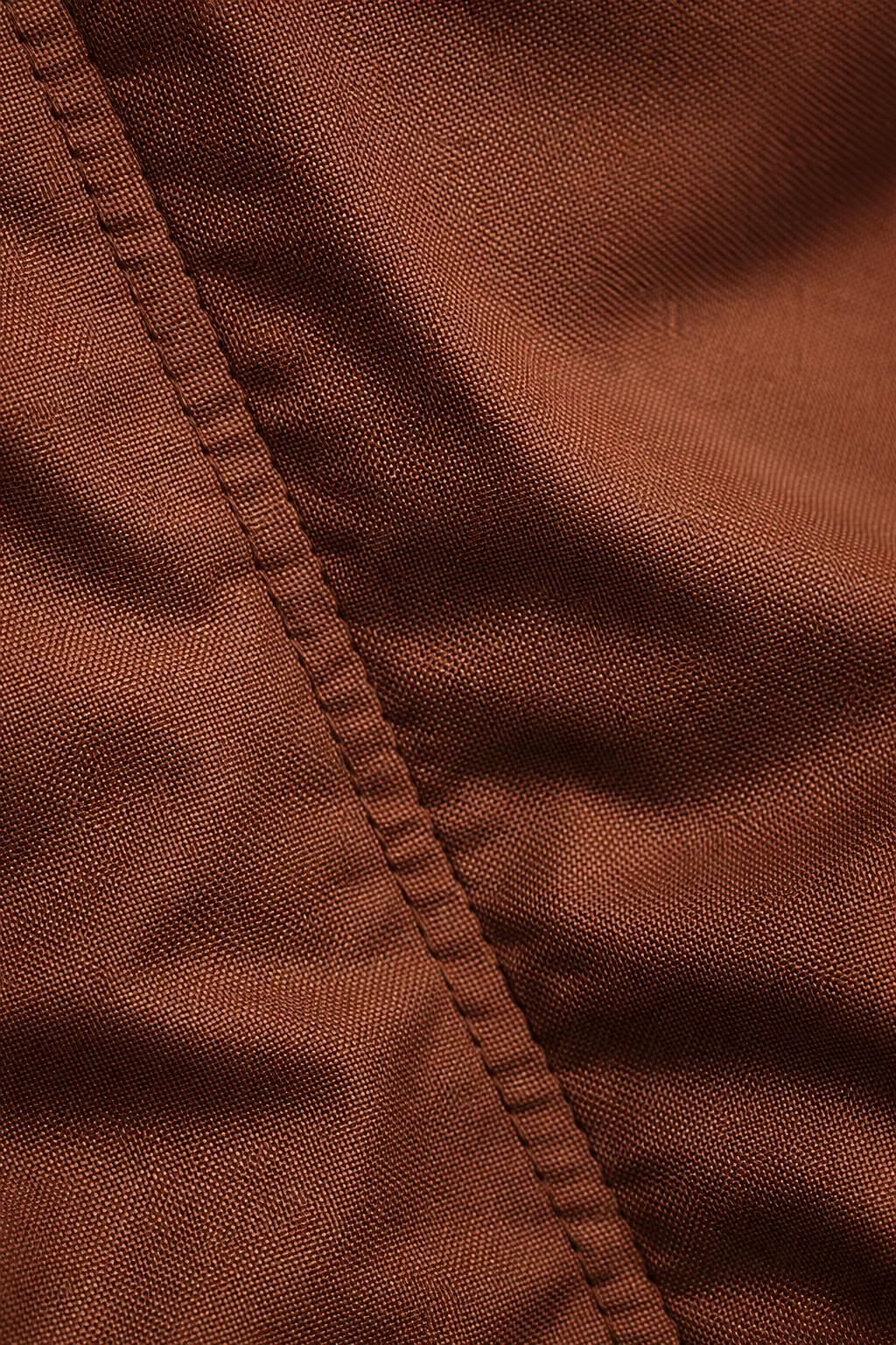 Lange Waterafstotende Winterjas met Capuchon — Fabiana – Camel – detail