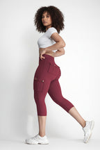 Capri Legging Dames High Waist Butt Lifting Zakken | Zika