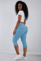 Capri Legging Dames High Waist Butt Lifting Zakken | Zika