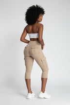 Capri Legging Dames High Waist Butt Lifting Zakken | Zika