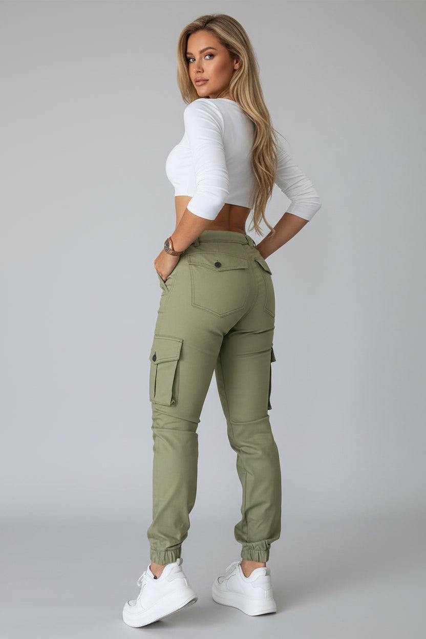 Cargo Broek Dames Casual met Zakken | Roxanne