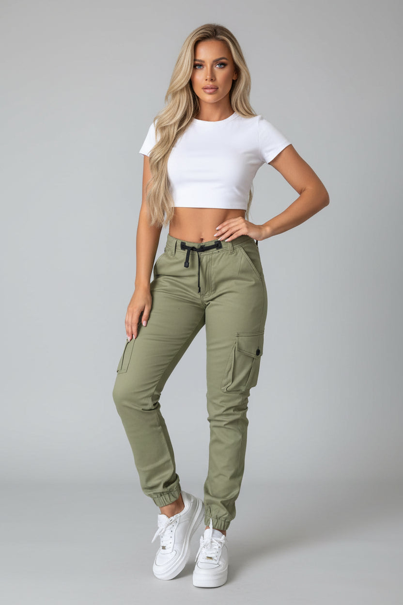 Cargo Broek Dames Casual met Zakken | Roxanne