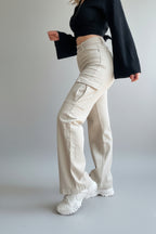 Cargo Jeans Dames Trendy Casual Broek | Marlène