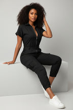 Cargo Jumpsuit Dames met Riem Casual Strak | Roxane
