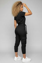 Cargo Jumpsuit Dames met Riem Casual Strak | Roxane