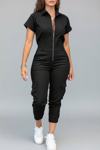 Cargo Jumpsuit Dames met Riem Casual Strak | Roxane