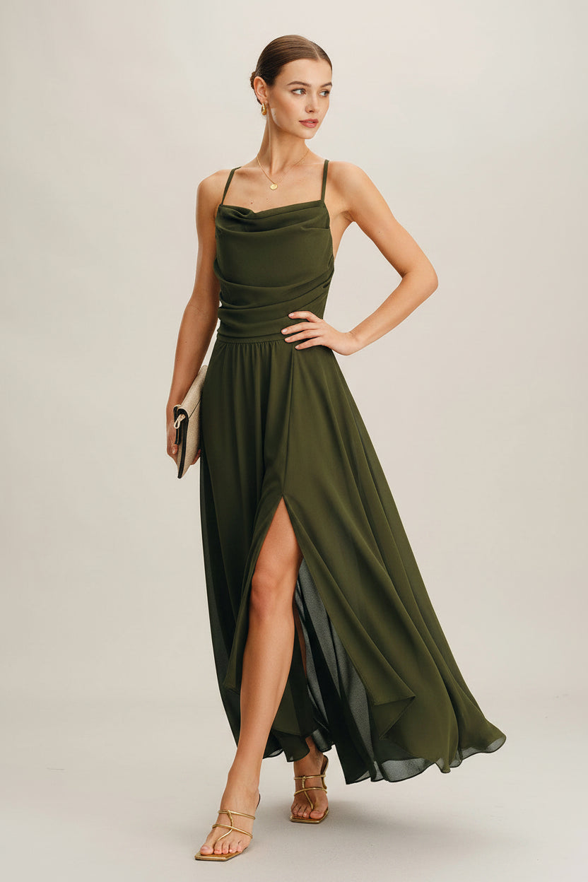 Chiffon Maxi Jurk Dames Elegant Formeel A-lijn | Eirene
