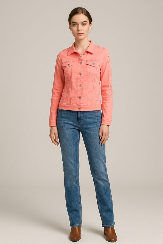 Western Jas Dames Coral – Coral – vooraanzicht
