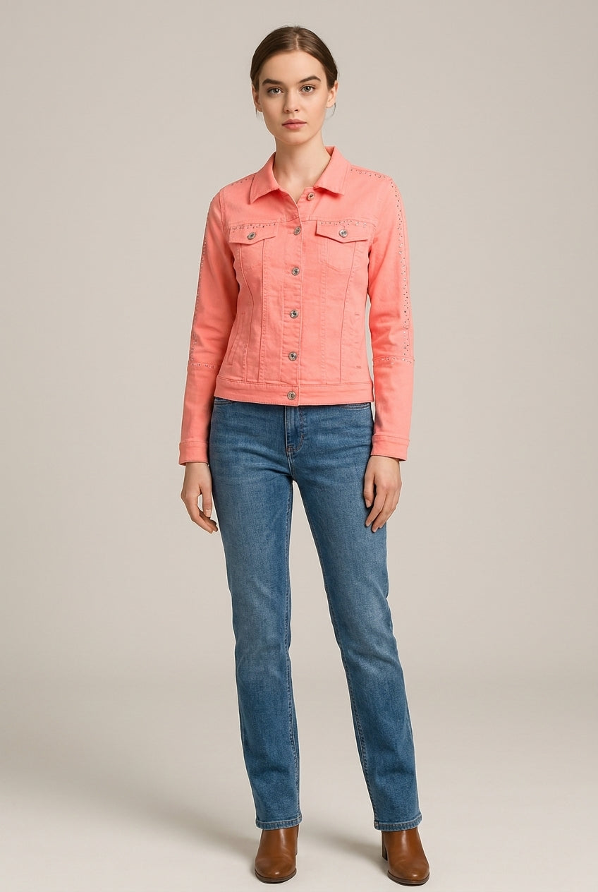 Western Jas Dames Coral – Coral – vooraanzicht