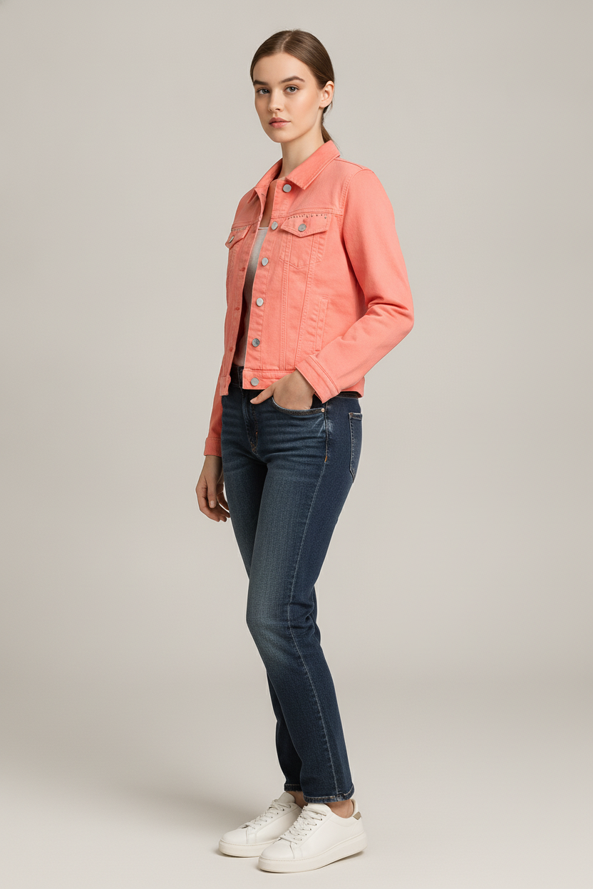 Western Jas Dames Coral – Coral – zijaanzicht