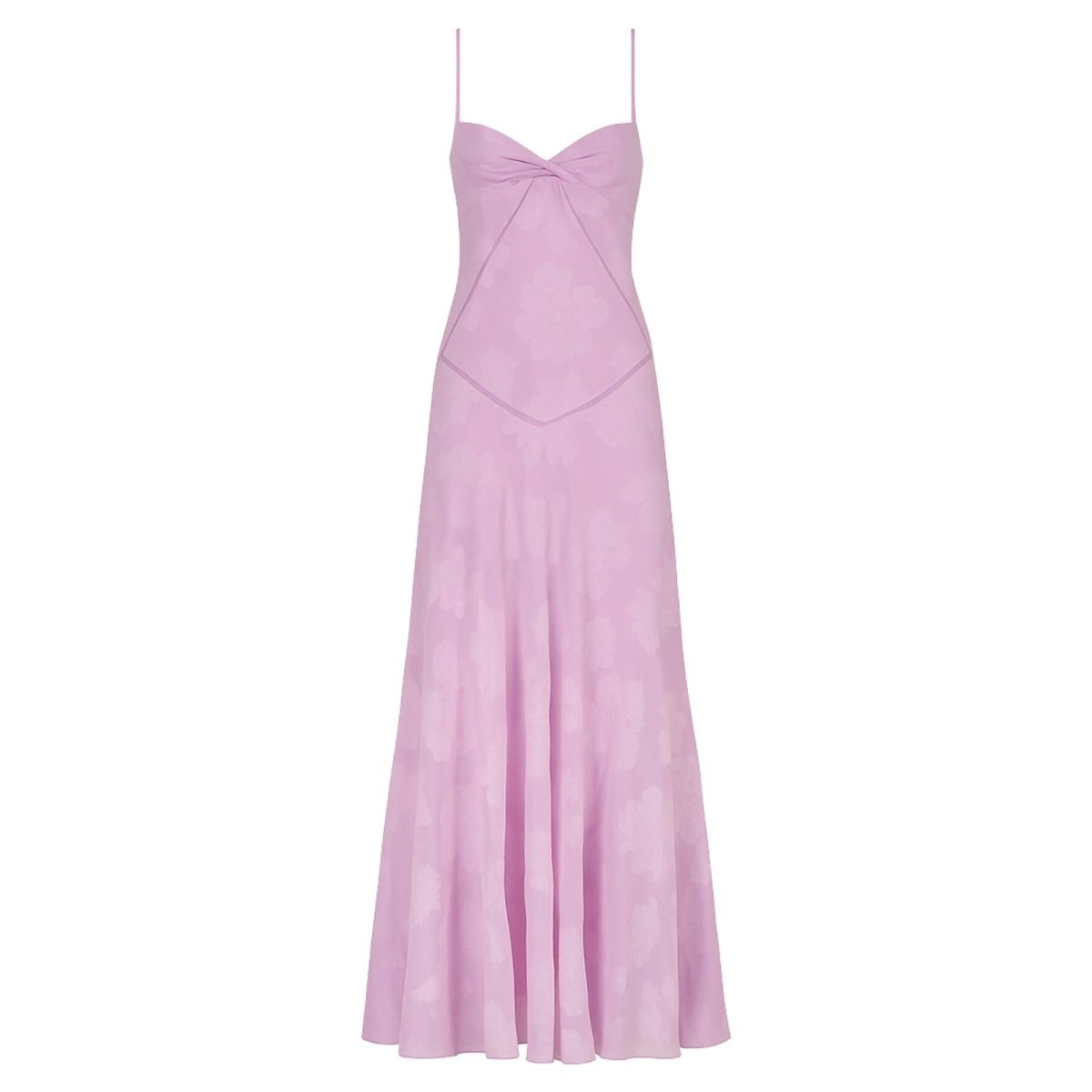 Corset Maxi Jurk van Organza Jacquard met Vetersluiting Dames | Yara