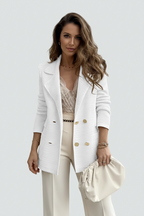 Dames Blazer Roselle - Getailleerde Pasvorm en Knoopsluiting