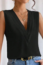 Dames Blouse Alma - Mouwloos en Elegante Pasvorm