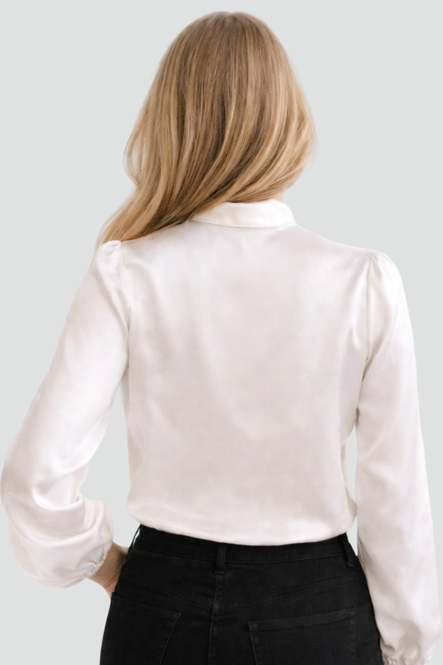 Dames Blouse Marisol - Tailleceintuur en Lange Mouwen