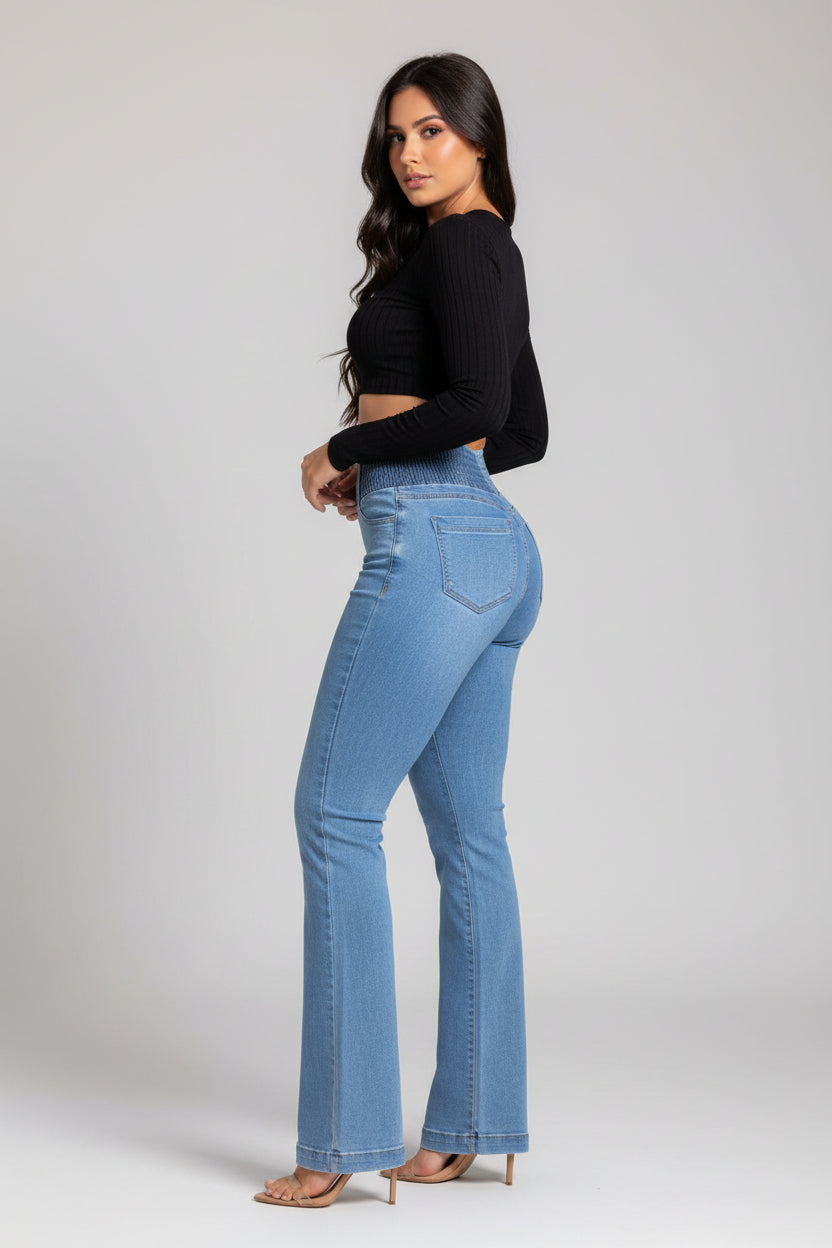 Dames Jeans Bella - Hoge Taille en Stretch Pasvorm